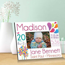 Load image into Gallery viewer, Personalized Baby Announcement Picture Frame | JDS
