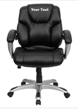 Load image into Gallery viewer, Custom Designed Swivel Executive Office Chair With Your Personalized Name &amp; Graphic