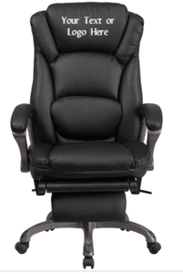 Custom Designed Ergonomic Executive Chair With Your Personalized Name & Graphic
