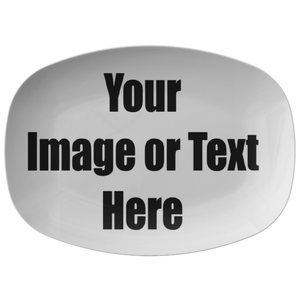 Personalized Dinner Platter with Full Color Artwork, Photo or Logo | teelaunch