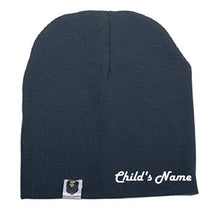 Load image into Gallery viewer, Custom Personalized Monogrammed/Embroider Your Child&#39;s Beanie Hat