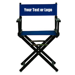 Custom Designed Folding Directors Chair With Your Personal Or Business Logo.