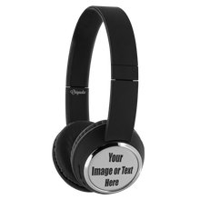 Cargar imagen en el visor de la galería, Personalized Beebop Headphones with Full Color Artwork, Photo or Logo | teelaunch