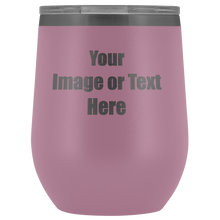 Load image into Gallery viewer, Personalized Wine Tumbler with Your Text or Logo | teelaunch