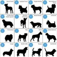 Load image into Gallery viewer, Personalized Silhouette Dog Throw Pillow | JDS