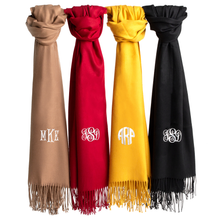 Load image into Gallery viewer, Monogram Adult Scarf | teelaunch