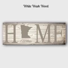 Load image into Gallery viewer, Personalized Home State Canvas Sign | JDS