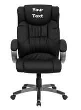 Load image into Gallery viewer, Custom Designed Executive Titanium Base Chair With Your Personalized Name &amp; Graphic
