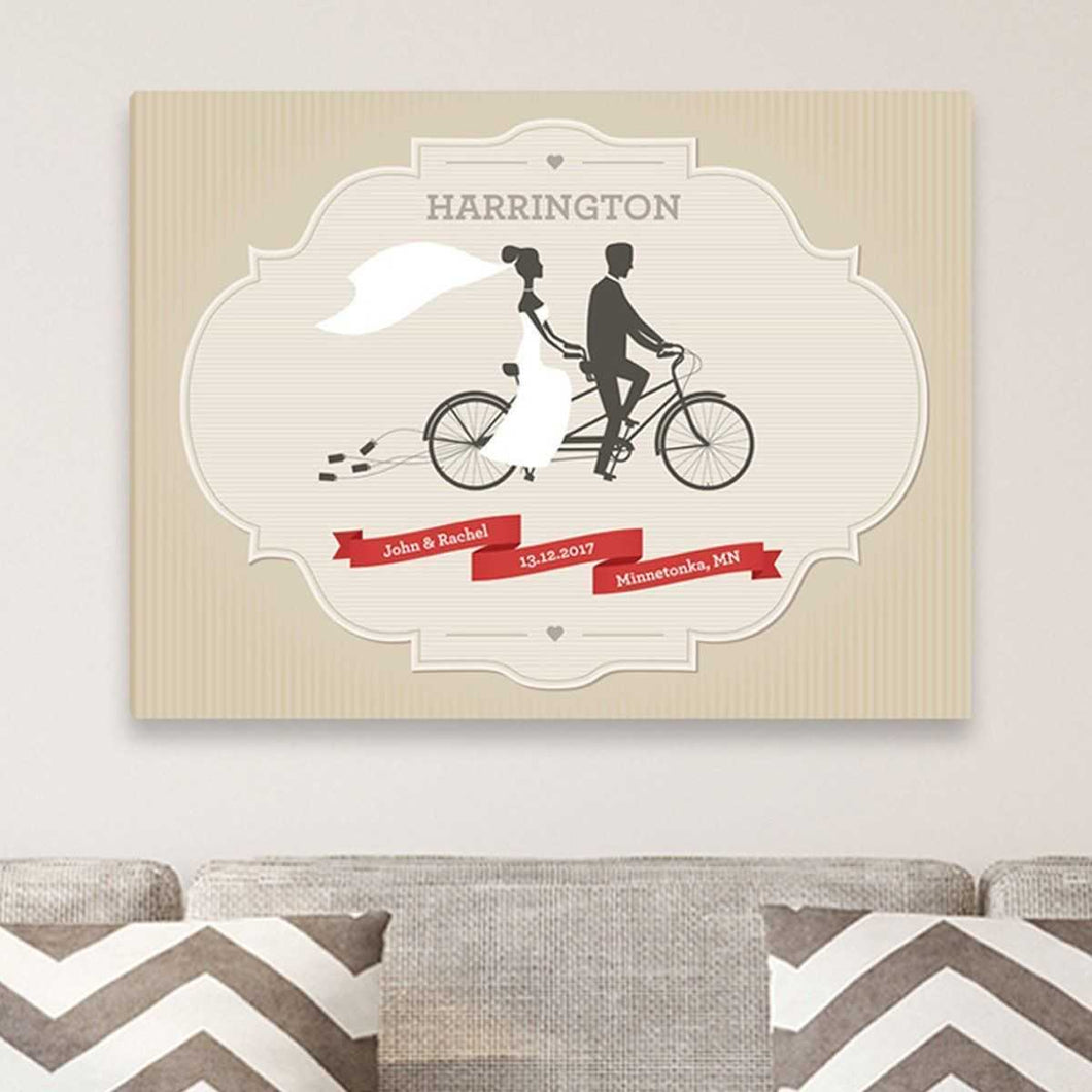 Personalized Wedding Day Canvas | JDS