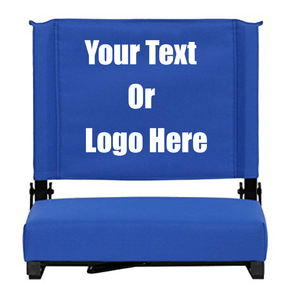 Custom Personalized Durable Stadium Chair with 3