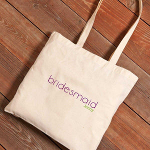 Personalized Canvas Tote - Bridesmaid | JDS