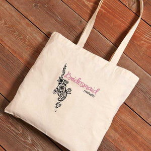 Personalized Canvas Tote - Bridesmaid | JDS