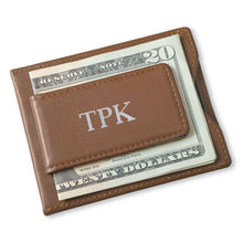 Load image into Gallery viewer, Personalized Brown Wallet - Magnetic Money Clip &amp; Wallet - Brown | JDS