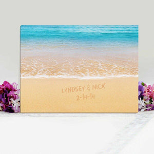 Personalized Caribbean Sand Canvas Sign | JDS