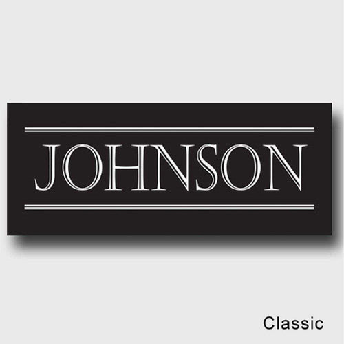 Personalized Family First Canvas Sign - Classic, Elegant, or Script | JDS