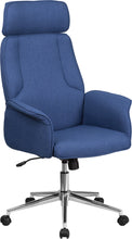 Load image into Gallery viewer, Custom Designed High Back Fabric Executive Chair With Your Personalized Name &amp; Graphic
