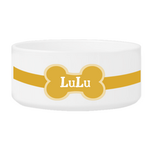 Load image into Gallery viewer, Personalized Large Dog Bowl - Colorful Bones | JDS