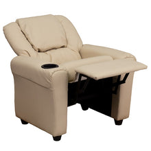 Load image into Gallery viewer, Custom Designed Kids Recliner with Cup Holder and Headrest With Your Personalized Name