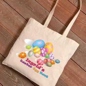 Personalized Easter Egg Canvas Bag | JDS