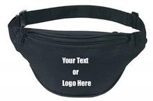 Load image into Gallery viewer, Custom Personalized 2 Zipper Quick Release Buckle Adjustable Waste Sport Fanny Pack | DG Custom Graphics