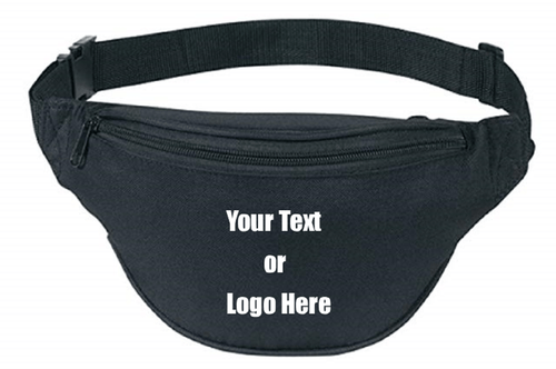 Custom Personalized 2 Zipper Quick Release Buckle Adjustable Waste Sport Fanny Pack | DG Custom Graphics