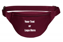 Load image into Gallery viewer, Custom Personalized 2 Zipper Quick Release Buckle Adjustable Waste Sport Fanny Pack | DG Custom Graphics