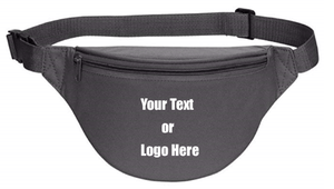 Custom Personalized 2 Zipper Quick Release Buckle Adjustable Waste Sport Fanny Pack | DG Custom Graphics