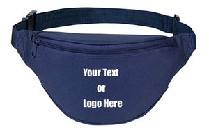 Custom Personalized 2 Zipper Quick Release Buckle Adjustable Waste Sport Fanny Pack | DG Custom Graphics