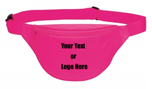 Load image into Gallery viewer, Custom Personalized 2 Zipper Quick Release Buckle Adjustable Waste Sport Fanny Pack | DG Custom Graphics