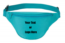 Load image into Gallery viewer, Custom Personalized 2 Zipper Quick Release Buckle Adjustable Waste Sport Fanny Pack | DG Custom Graphics