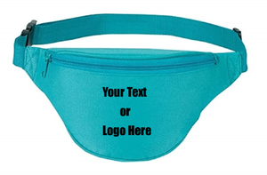 Custom Personalized 2 Zipper Quick Release Buckle Adjustable Waste Sport Fanny Pack | DG Custom Graphics