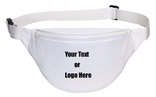 Load image into Gallery viewer, Custom Personalized 2 Zipper Quick Release Buckle Adjustable Waste Sport Fanny Pack | DG Custom Graphics