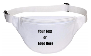 Custom Personalized 2 Zipper Quick Release Buckle Adjustable Waste Sport Fanny Pack | DG Custom Graphics