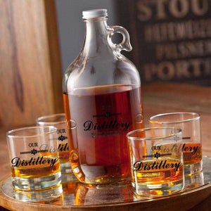 Personalized Whiskey Growler Set | JDS