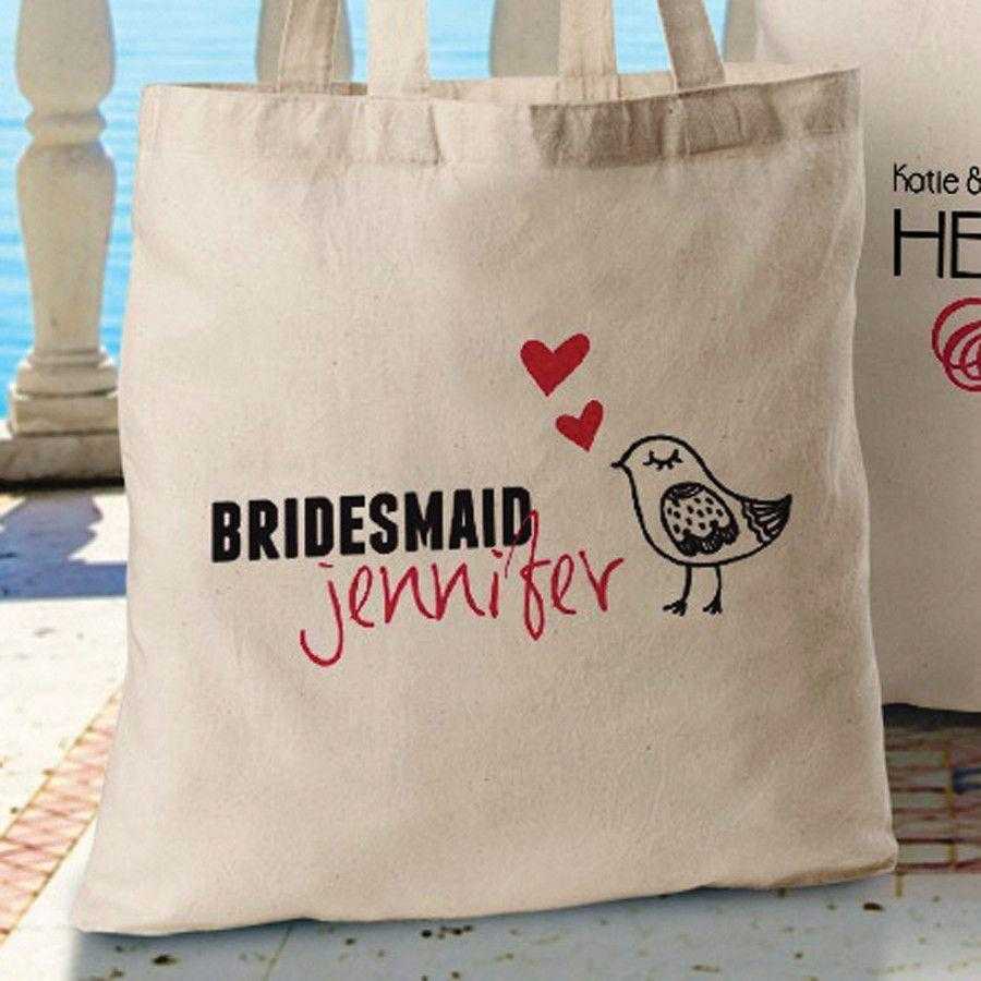 Personalized Canvas Tote - Bridesmaid | JDS