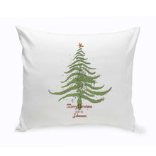 Load image into Gallery viewer, Personalized Vintage Christmas Throw Pillow - All | JDS