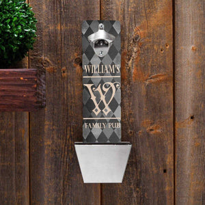 Personalized Bottle Opener - Wall Mounted - 12 Designs | JDS