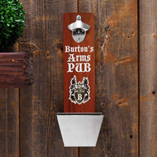 Load image into Gallery viewer, Personalized Bottle Opener - Wall Mounted - 12 Designs | JDS