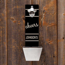 Load image into Gallery viewer, Personalized Bottle Opener - Wall Mounted - 12 Designs | JDS