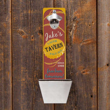 Load image into Gallery viewer, Personalized Bottle Opener - Wall Mounted - 12 Designs | JDS