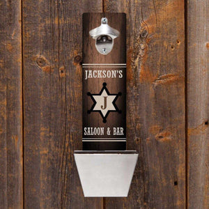 Personalized Bottle Opener - Wall Mounted - 12 Designs | JDS