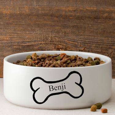 Personalized Large Dog Bowl - Bright Treats | JDS