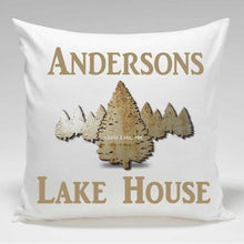 Load image into Gallery viewer, Personalized Cabin Throw Pillow | JDS