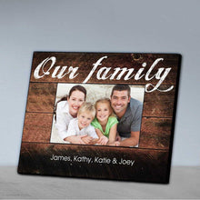 Load image into Gallery viewer, Personalized Family Picture Frame - All | JDS