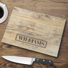Load image into Gallery viewer, Personalized Wood Design Cutting Board | JDS