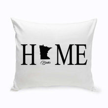 Load image into Gallery viewer, Personalized Home State Throw Pillow | JDS