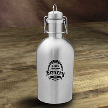 Load image into Gallery viewer, Personalized Stainless Steel Beer Growler | JDS