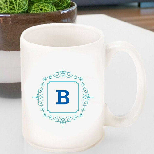 Personalized Coffee Mug- Initial Motif | JDS