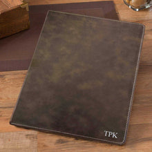 Load image into Gallery viewer, Personalized Rustic Portfolio with Notepad | JDS
