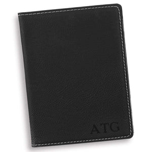 Personalized Black Passport Holder | JDS